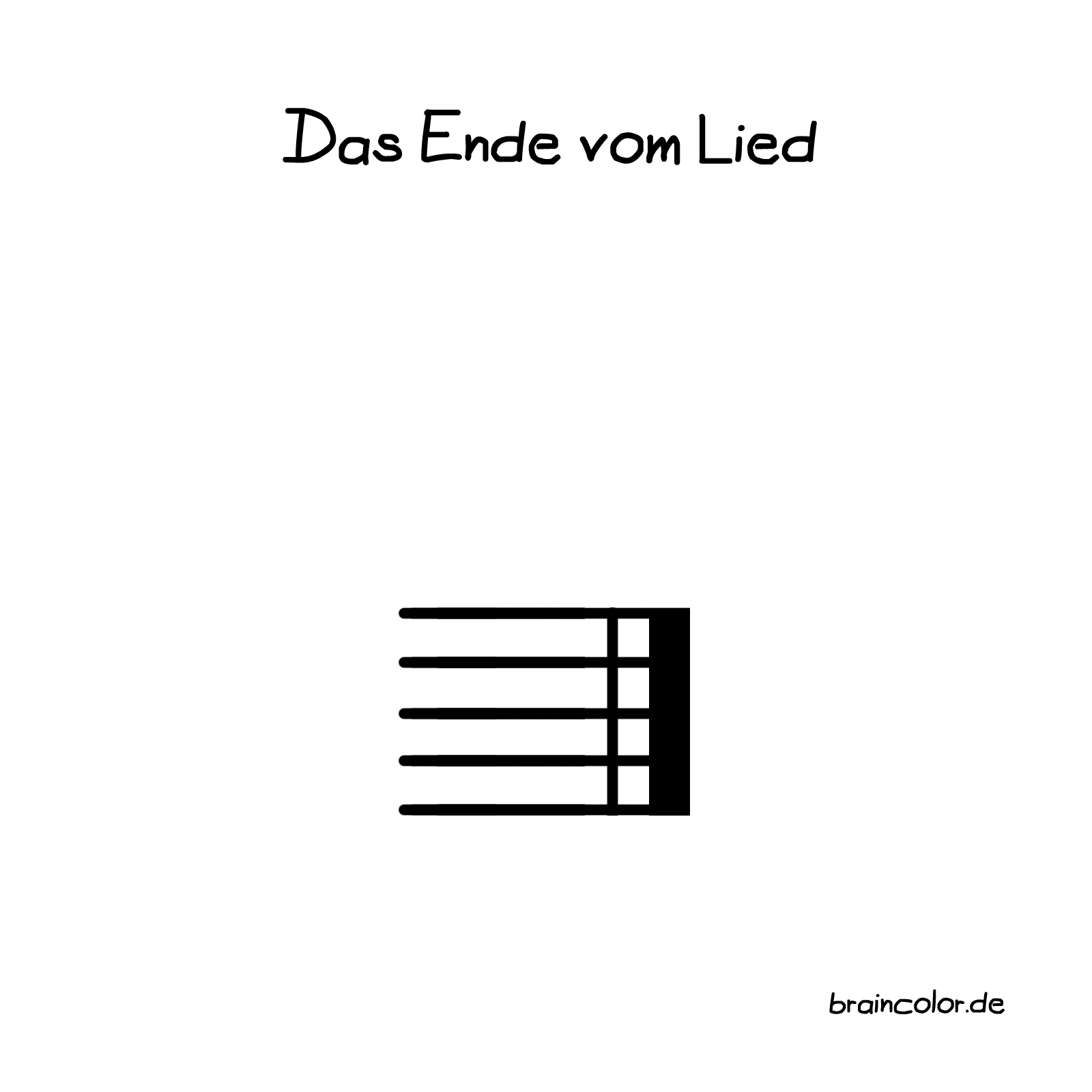 Das Ende vom Lied